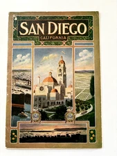 1915 Booklet "San Diego, California" "Panama-California Exposition 1915"    *