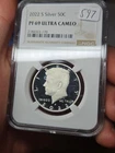 2022 S NGC PF69ULTRA CAMEO PROOF SILVER KENNEDY HALF DOLLAR