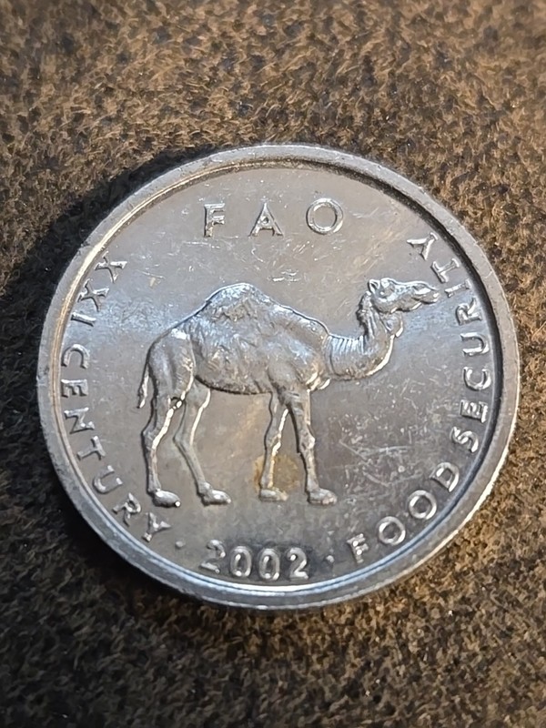 SOMALIA 2002 10 shillings - FAO - Camel - Lot J