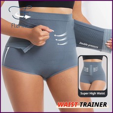 Bragas ce idas de cintura alta sin costuras para mujer, Faja de compresi n fuert