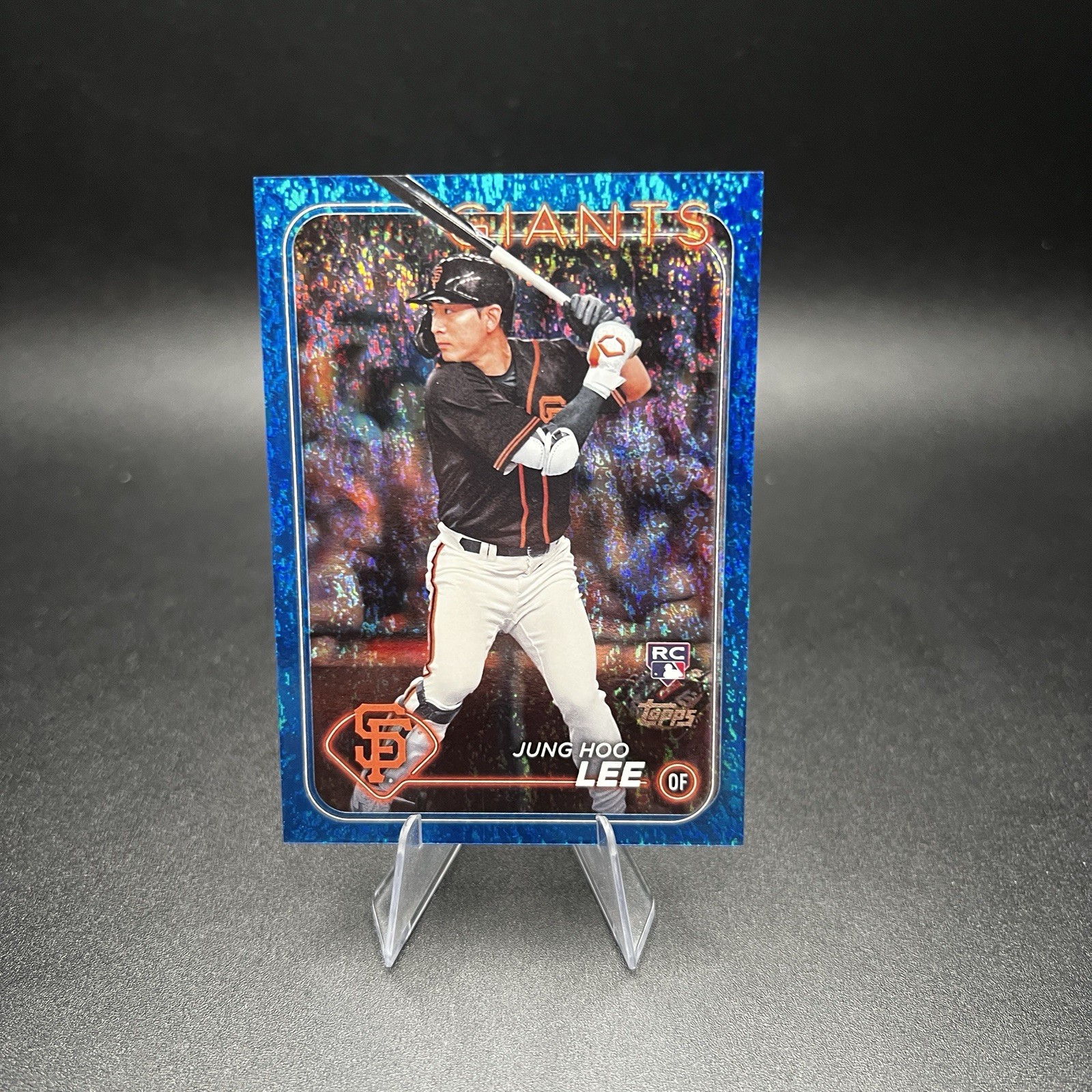 Jung-Hoo Lee 2024 Topps Series 2 - #691 Blue Shimmer Foil Rookie /999 RC