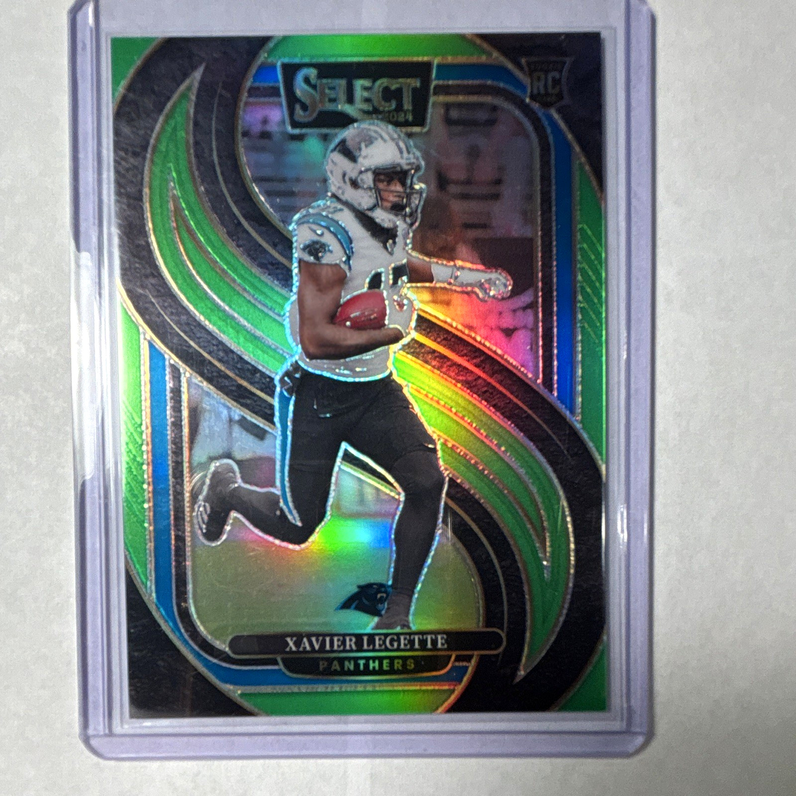Panini 2024 Select Football Xavier Legette RC Premier Level Prizm 25/49 #101