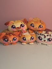 Cookeez Makery Plush LOT Bunny, Kitty, Cinnamon Dog Lot Of 5 Cute