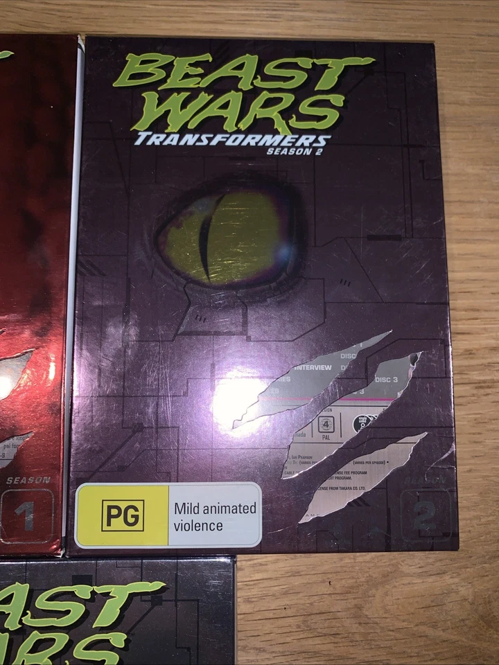 Beast Wars Transformers Season 1 2 3 - Complete Series - Region 4 DVD Free Post - image 3 of 4