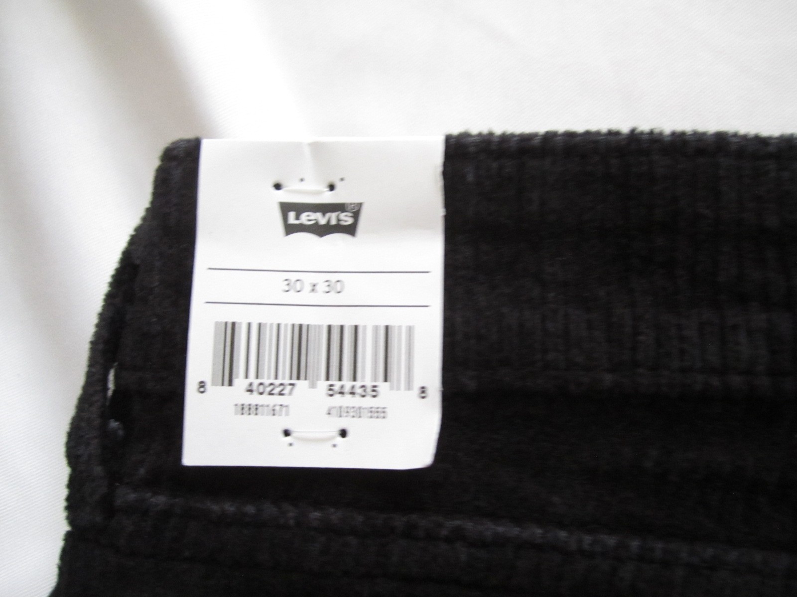 New Women Levis 711 Skinny Corduroy Black Pants Sz 30x30 (WP302) thumbnail 5