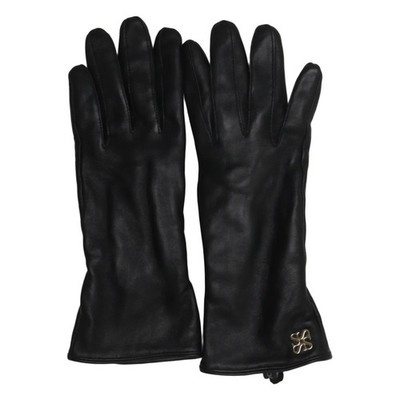 M.Q., Handschuhe, Größe: L, model: signature leather glove, Polyamid/Wolle #8cX