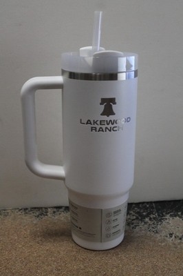Stanley: The Flowstate Quencher h2.0 tumbler, 30oz, white, branded NEW
