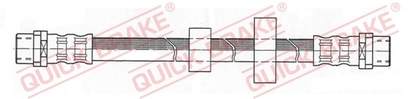 Quick Brake Bremsschlauch 22.406 FüR T4 Transporter 70B VW 70C 70A 70H 7DA 7DH-image