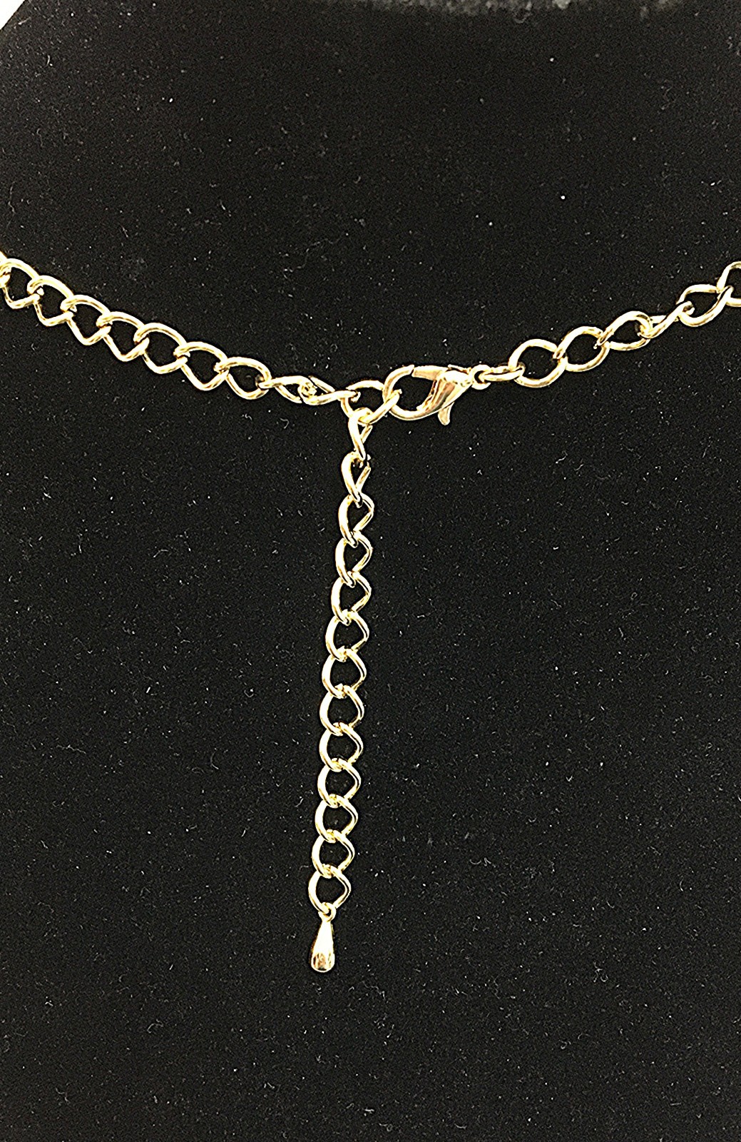 Multicolor Crystal Cluster Statement Necklace & D… - image 5