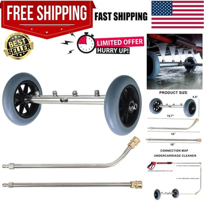 #ad #ad Pressure Washer Undercarriage Cleaner 16 Inch Power Washer Surface Cleaner ... $70.38