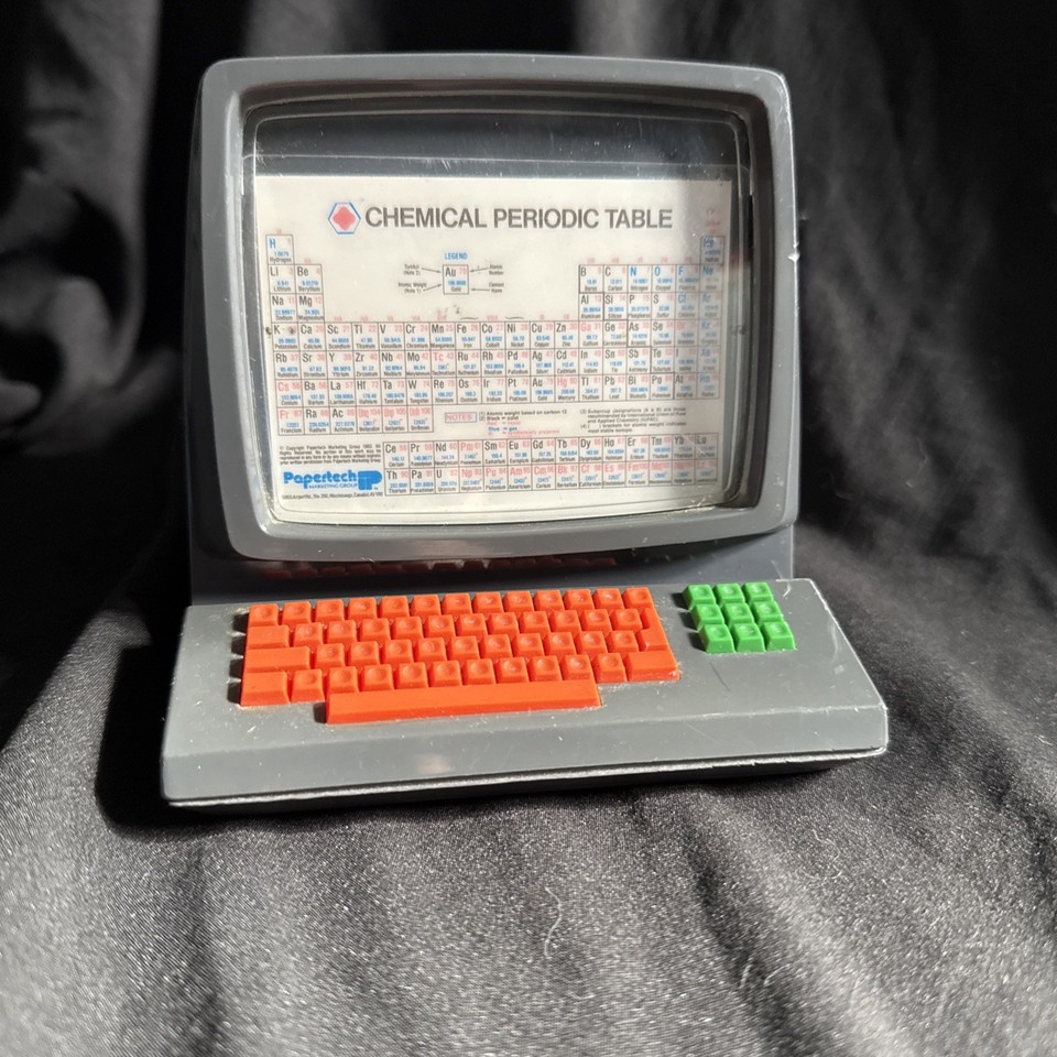 A 1980s desk organizer literally branded 'CompuGift' — retro computer-era kitsch that doubles as genuinely useful desk storage with maximum nerd cred.