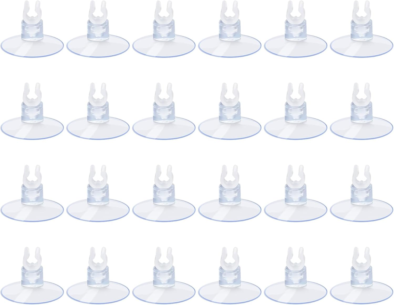 Aquarium Suction Cups with Clips for 3/16 Inch Air Hose Tubing