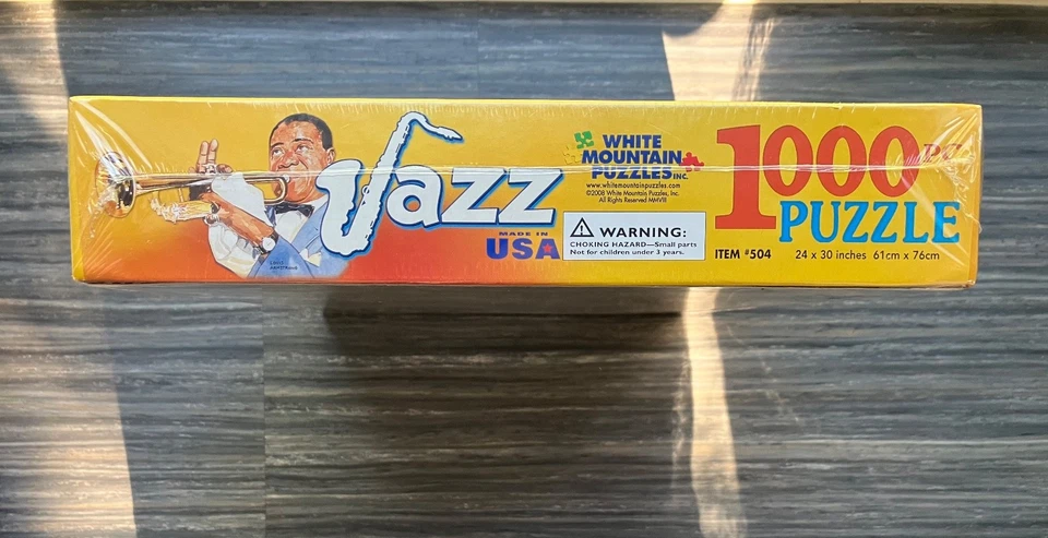 RARE White Mountain JAZZ 1000 Piece Jigsaw Puzzle - 24"x30” - Brand New - Image 3 of 4