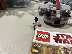 LEGO Star Wars: Republic Swamp Speeder (8091) 100% Complete Missing Minifig Part