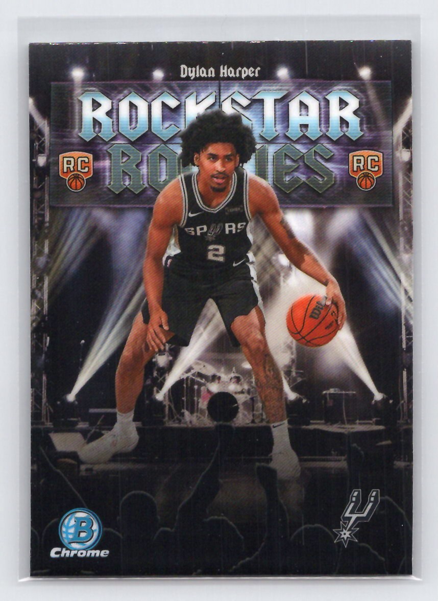 2025-26 Bowman Rockstar Rookies Dylan Harper RC San Antonio Spurs #RR-2