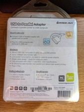 NEW IOGEAR USB To Parallel Printer Cable GUC1284B New