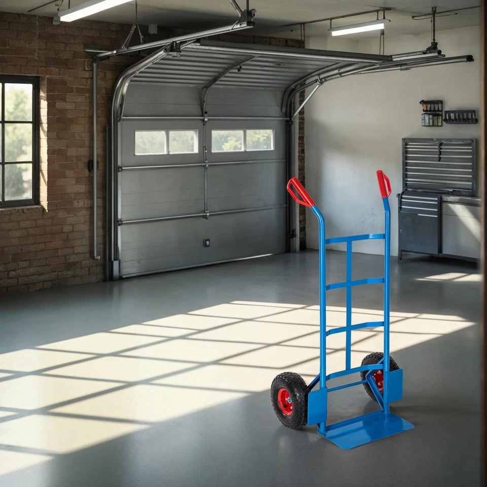 Sackkarre Transportkarre 200kg Stapelkarre Hubwagen Handwagen Gummi-Luftreifen - Bild 3 von 4