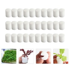 120 Pcs White Soilless Hydroponic Sponge Blocks for Vegetable Growing 0.09 per sponge