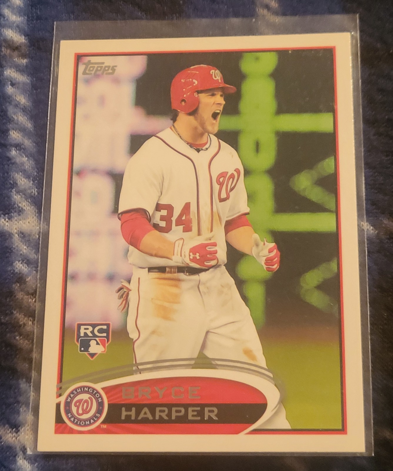 ⚾️🔥 2012 Topps BRYCE HARPER #661 Screaming RC ROOKIE Sp
