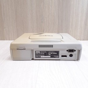 Sega Saturn white Console with 2 Virtua Gun controllers & 5 games Japanese