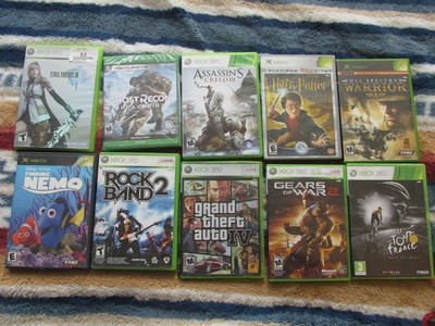 xbox 360 , xbox , xbox one 10 games lot