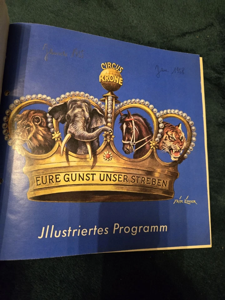 Zirkus Krone Programmhefte Buch Rarität Seltenheit Antik Alt Vintage 1958bis2005 - Bild 4 von 4