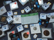 Estate lot Sale RARE US Coins  SAPPHIRE, GOLD, GEM ,COIN- 4 PC. LOT-INVEST NOW