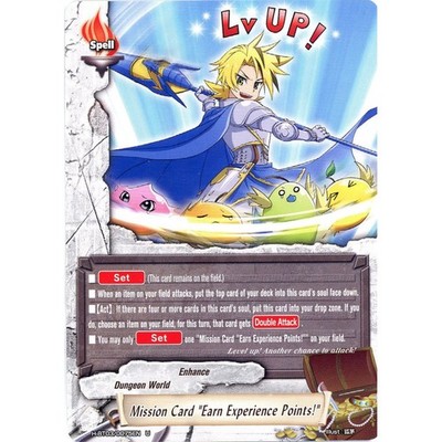 Buddyfight TCG Karte H-BT03/0075EN U Mission Card Erfahrungspunkte sammeln!  Assau