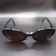 Anne Klein II Women's Black Cat Eye Sunglasses Made in Italy 7008 K8001