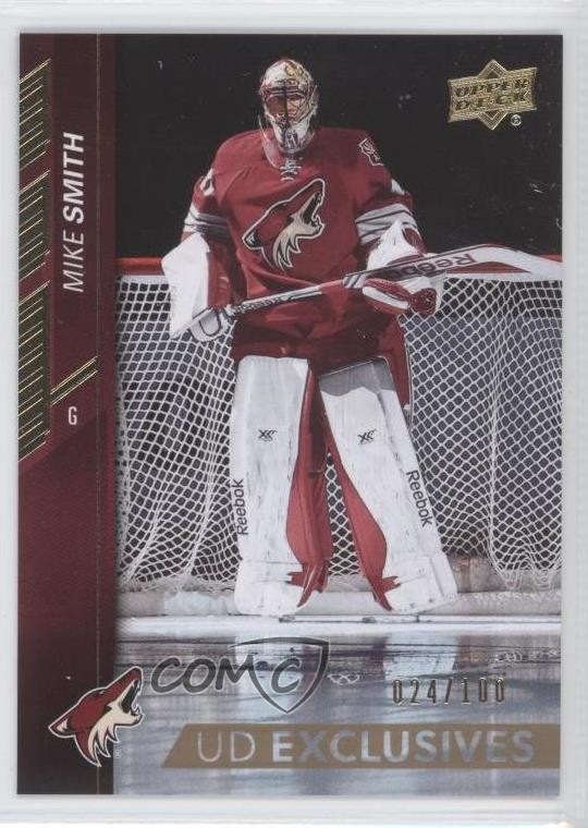 2015-16 Upper Deck UD Exclusives 24/100 Mike Smith #10 0a1