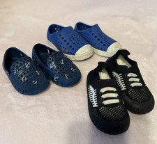 Native Jefferson Slip-On Clogs Unisex Kids US 6 Blue Black White Rubber