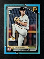 2024 Bowman Draft LEVI STERLING 355/499 1st Prospect Sky Blue #BD-83