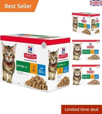 High-Quality Chicken & Turkey Kitten Pouches for Growth - 12 Pouches of 85g 294.00 per kilo