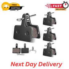 4 Pairs MTB Disc Brake Pads Resin  Semi-Metallic Quiet W/ Install Kit E-Bike