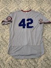 Keibert Ruiz Game-Used & Autographed Jackie Robinson Day Nationals Jersey — photo 1