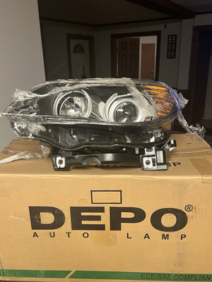 BMW 5Series 08-10 Drivers Side Halogen Headlight Assembly 344-1126L-AS2 DEPO