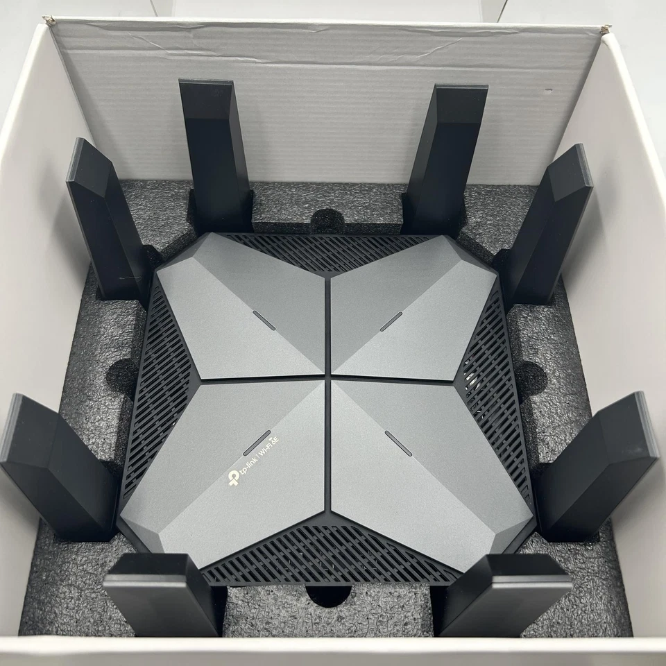 TP-Link AXE16000 Quad-Band WiFi 6E Router (Archer AXE300) - Dual 10Gb Ports - Image 3 of 4
