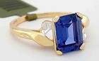 GENUINE 1.85 Cts ROYAL BLUE SAPPHIRE RING 10k GOLD - Free Certificate Appraisal — photo 4