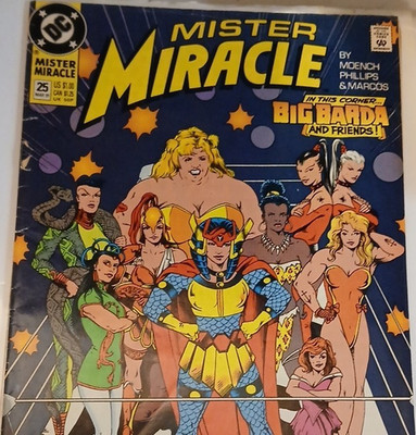 DC Comics Mister Miracle #25 Copper Age 1989 Big Barda Friends Comic Book