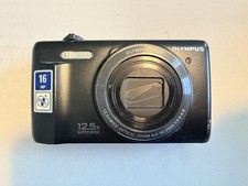 Olympus Stylus VR-370 16.0MP 12.5x Zoom Digital Camera No Charger read