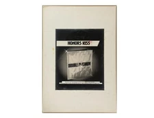 KISS Double Platinum Display Album Ad Production Mockup 1978 Aucoin Vintage Kiss