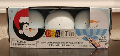 Craftin Paint By Numbers Tree Ornament Tins