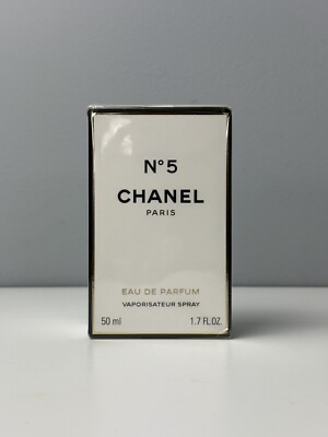 N°5 CHANEL PARISひとつのみ CHANEL No 5 Paris 1.7 FL oz 50 ML Eau De Parfum Spray NEW Factory