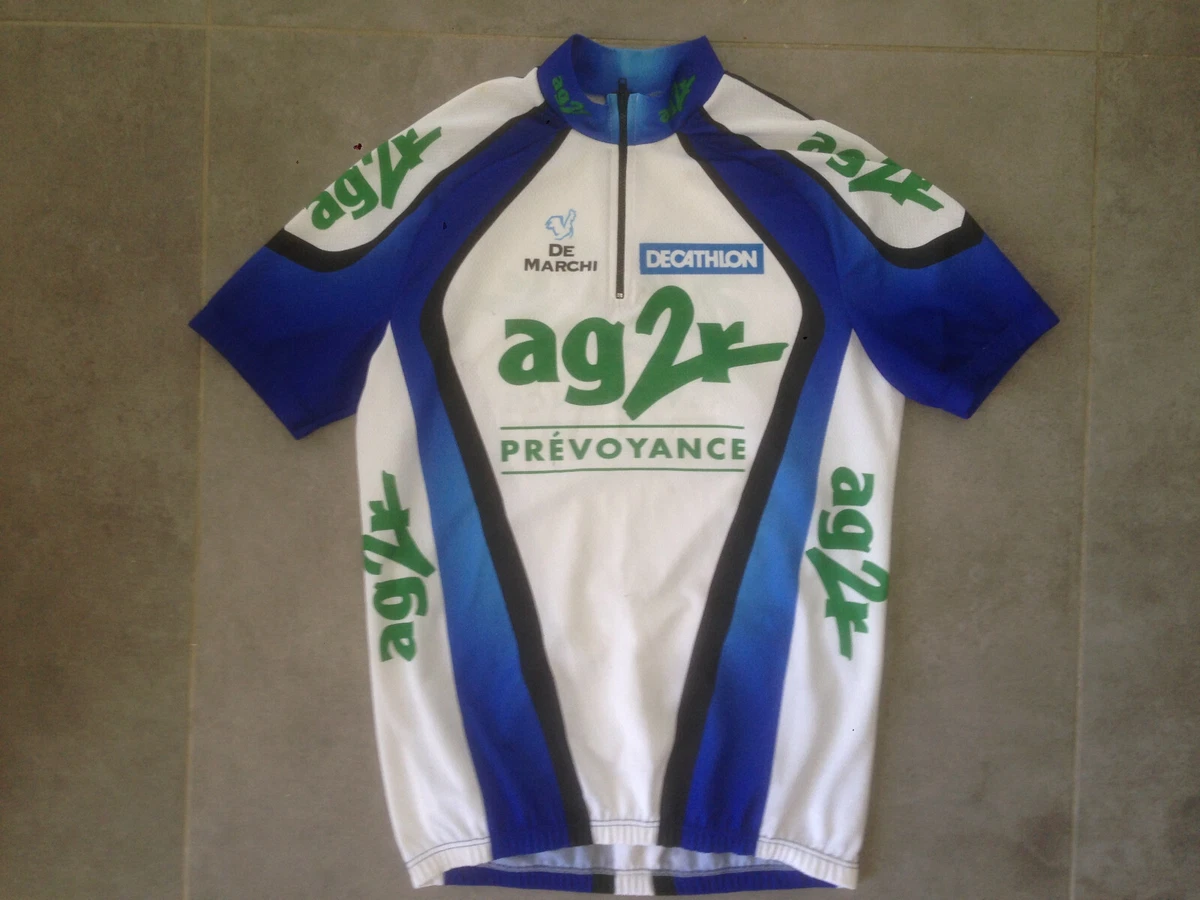 Maillot De Cyclisme En Laine Évian - Tour De France Taille 4 - Léger Et Confortable - Fabriqué En France