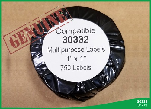 Dymo® Compatible Rolls 30332 Small Multipurpose White Thermal Labels - Pack of 5 - Picture 6 of 6