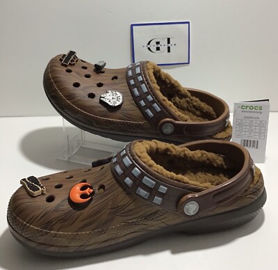 NEW Star Wars Chewbacca × Crocs Classic Clog Men's 8 / Women's 10