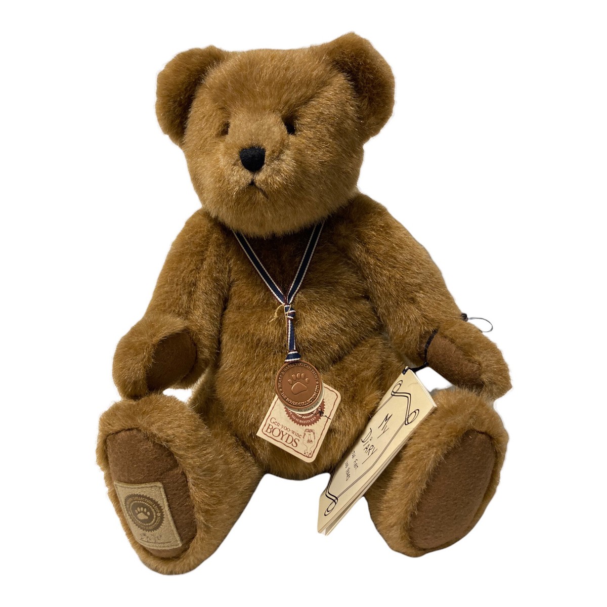 Vintage Boyds Bears 100th Anniversary Theodore Tag signed by Liz