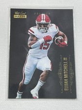 2021 WILD CARD MATTE PREMIER BLACK ELIJAH MITCHELL BASE RC(JP483)