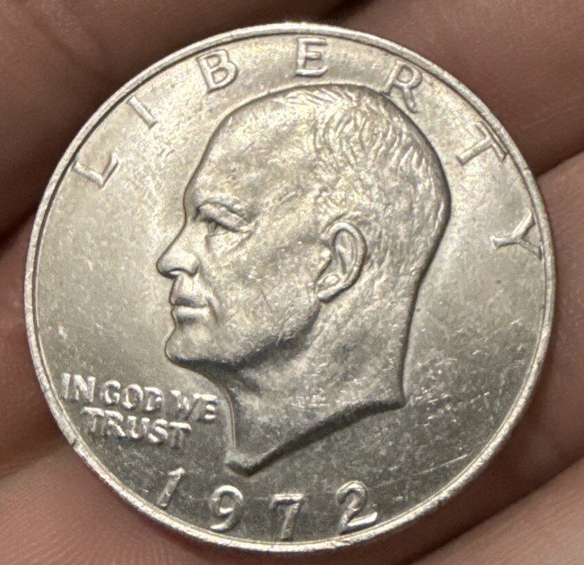 1972年Dリバティア イゼンハワー フライングイーグル 1972 D One Dollar Silver Liberty Eisenhower Coin Flying Eagle