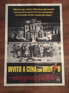 Dettagli Su Manifesto2fd 1976 Invito A Cena Con Delitto Murder By Death Mooreguinness